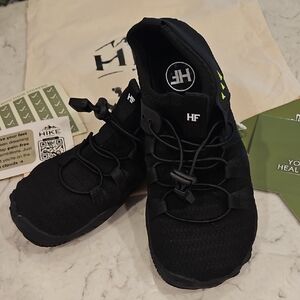 HIKE Footwear Caspian Adventure - Barefoot Shoes (Unisex) - Black - Size 37